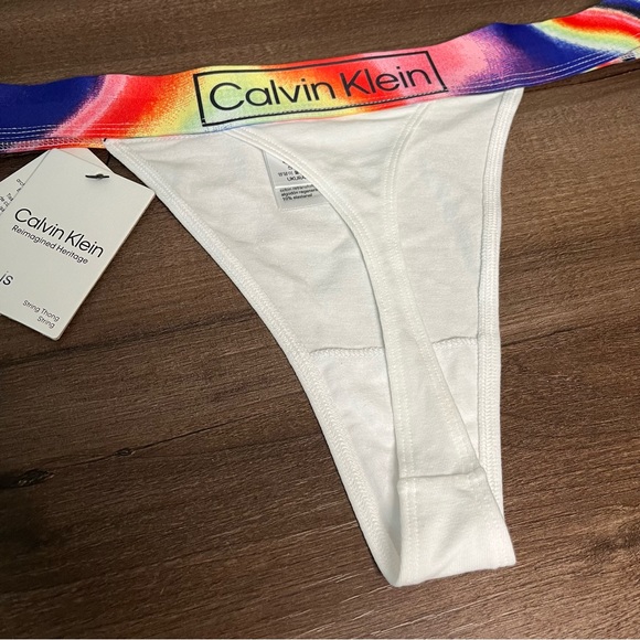 Calvin Klein Underwear Pride String Thong - Picture 5 of 15